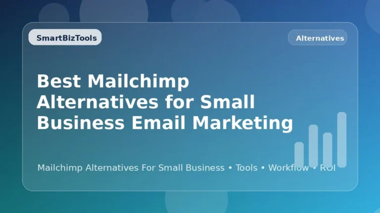 AI-generated SmartBizTools feature image for Best Mailchimp Alternatives for Small Business Email Marketing