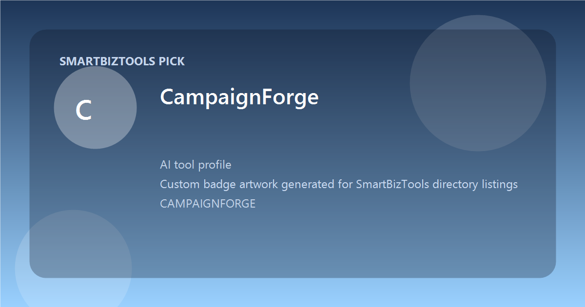 CampaignForge logo-style badge