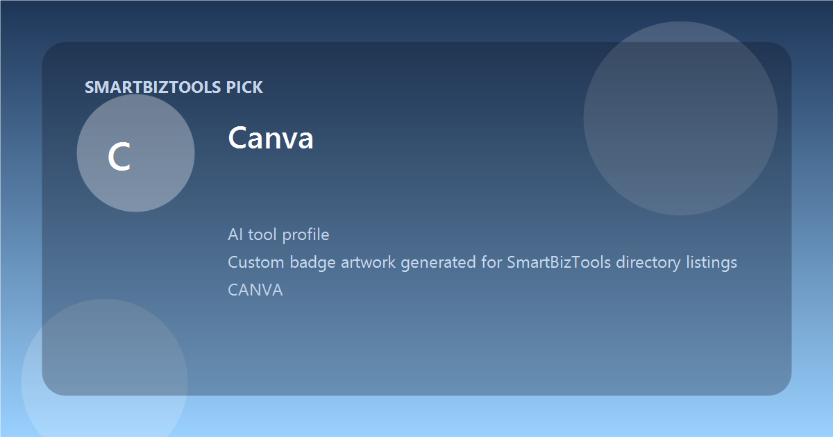 Canva logo-style badge