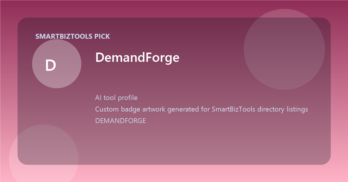 DemandForge logo-style badge