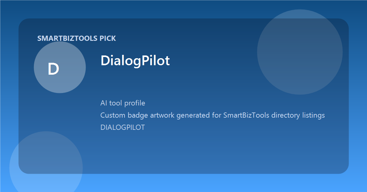 DialogPilot logo-style badge