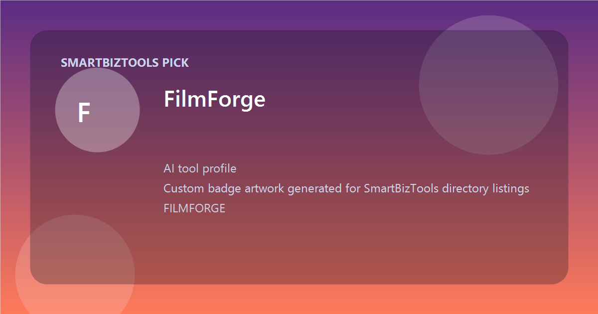FilmForge logo-style badge