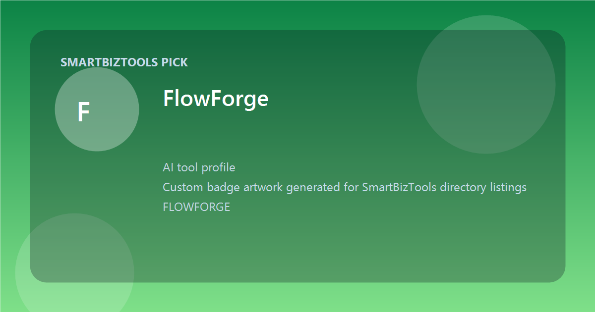 FlowForge logo-style badge