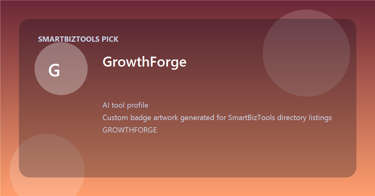 GrowthForge logo-style badge
