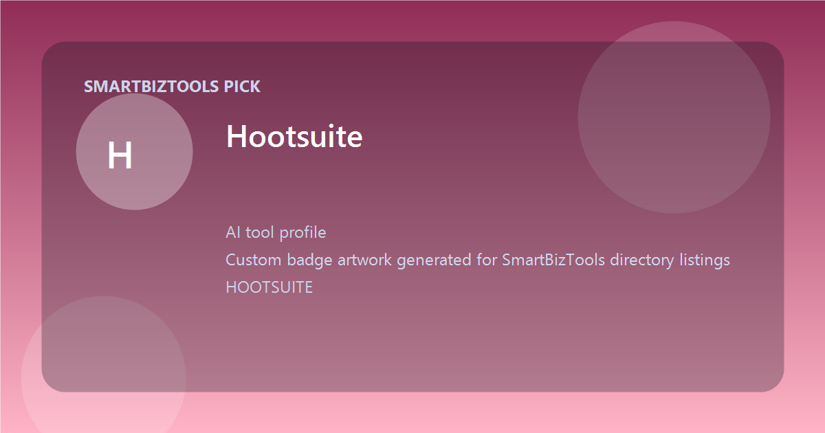 Hootsuite logo-style badge