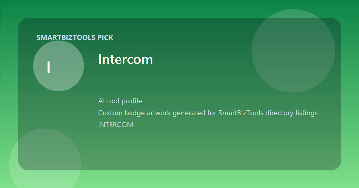 Intercom logo-style badge