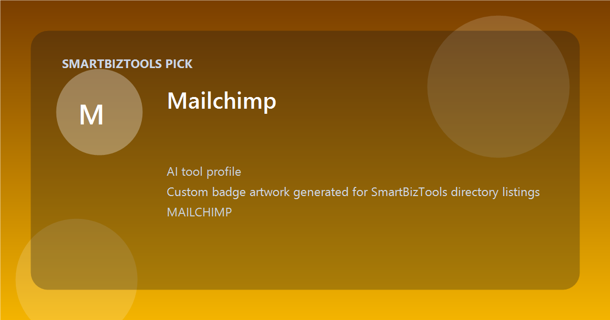 Mailchimp logo-style badge