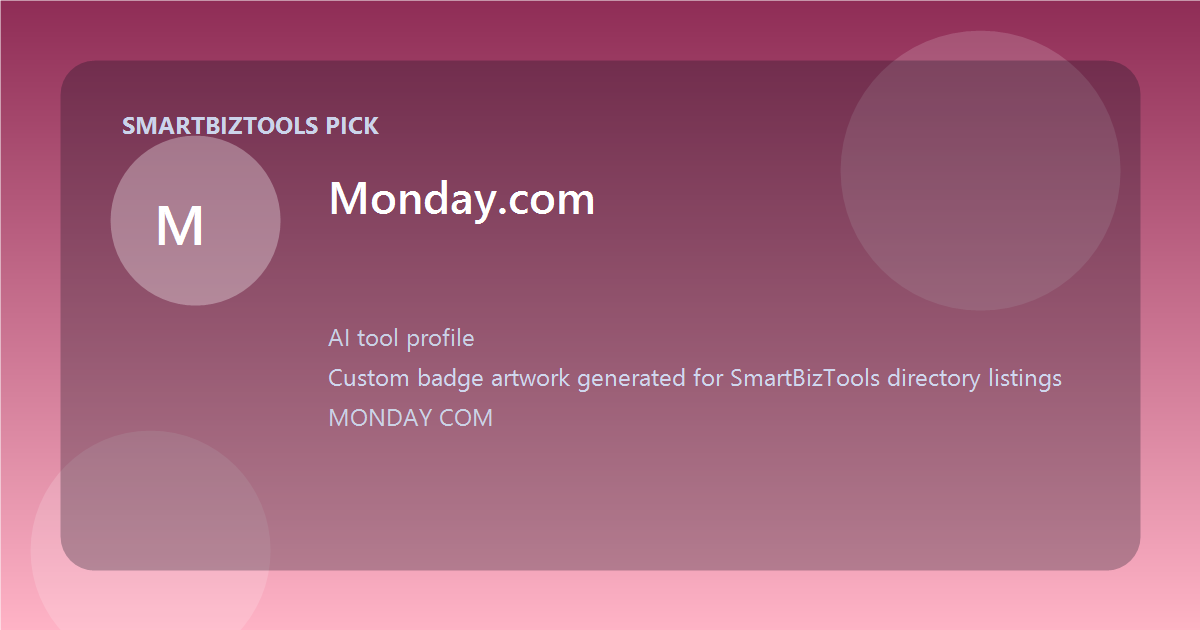 Monday.com logo-style badge