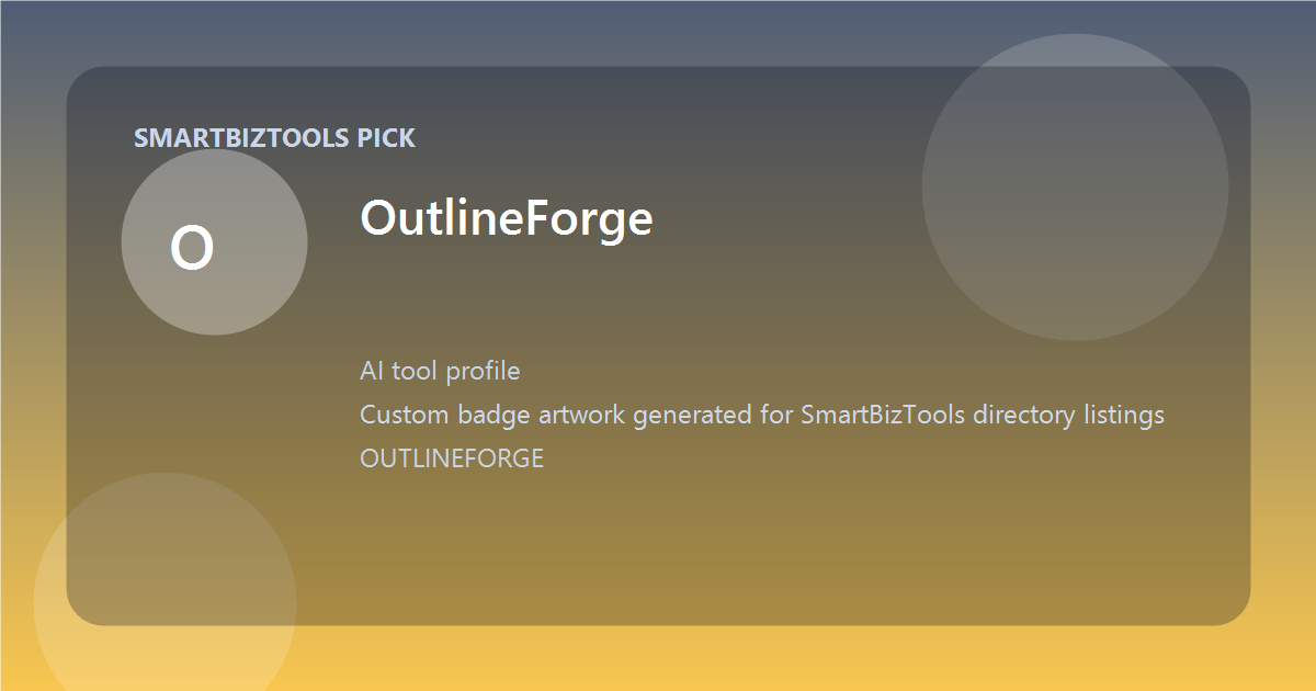 OutlineForge logo-style badge