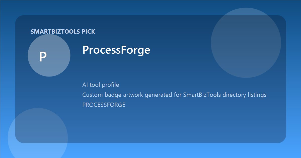 ProcessForge logo-style badge