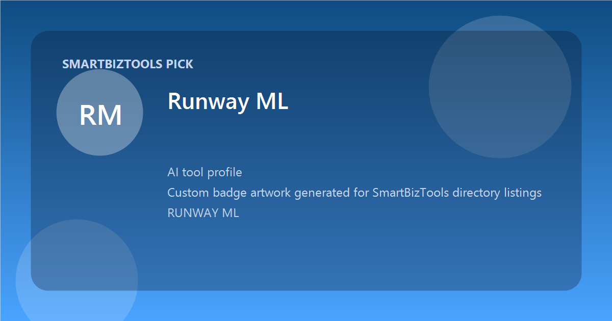 Runway ML logo-style badge