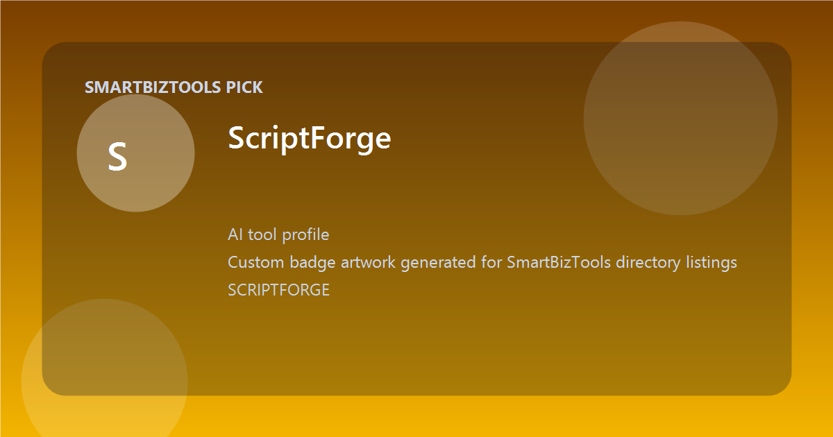 ScriptForge logo-style badge