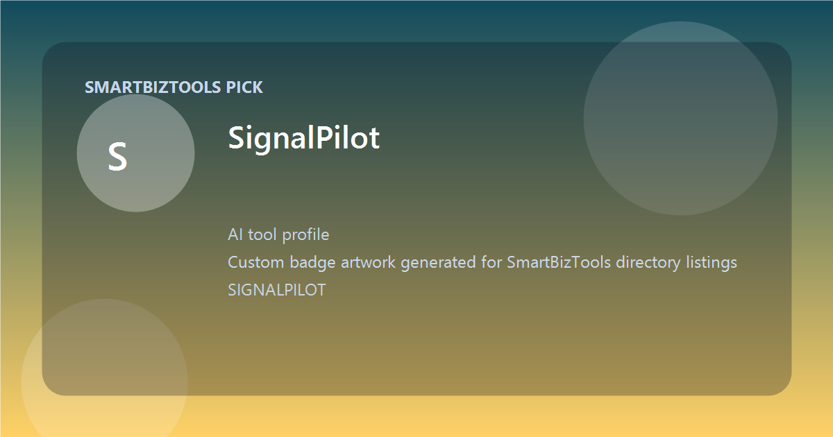 SignalPilot logo-style badge
