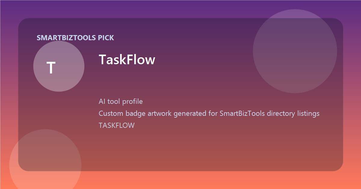 TaskFlow logo-style badge